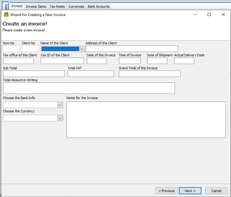 With invoices tab, the users that you created may manage invoices and add new invoices by using Add New Invoice wizard; they may add the relevant order to invoice while creating one...