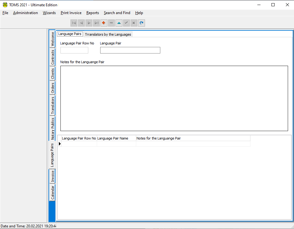 TOMS Ultimate (Multiuser) Edition - Add Language Pairs