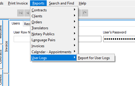 Our Ultimate (Multiuser) Edition enables the admin users that you create (there must be at least one admin) to see reports by the users...